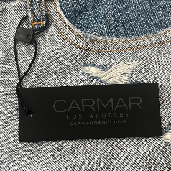 [NWT] Carmar Denim | Morgan Styx Mixed Denim Shorts (Waist 28) - Picture 9 of 12
